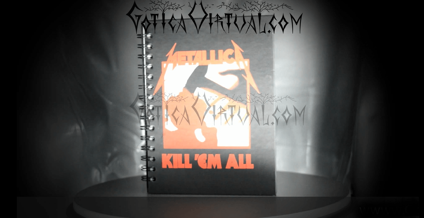 cuaderno metallica kill em all bandas thrash bogota barranquilla neiva yopal colombia